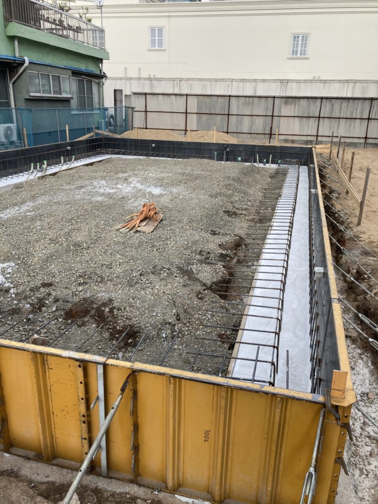 にしまち犬と猫の病院建設現場