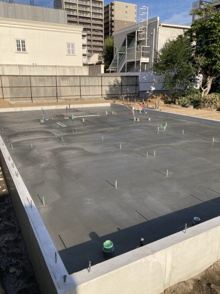 にしまち犬と猫の病院建設現場